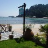 Golden Beach - Centrum és a nagy strand között